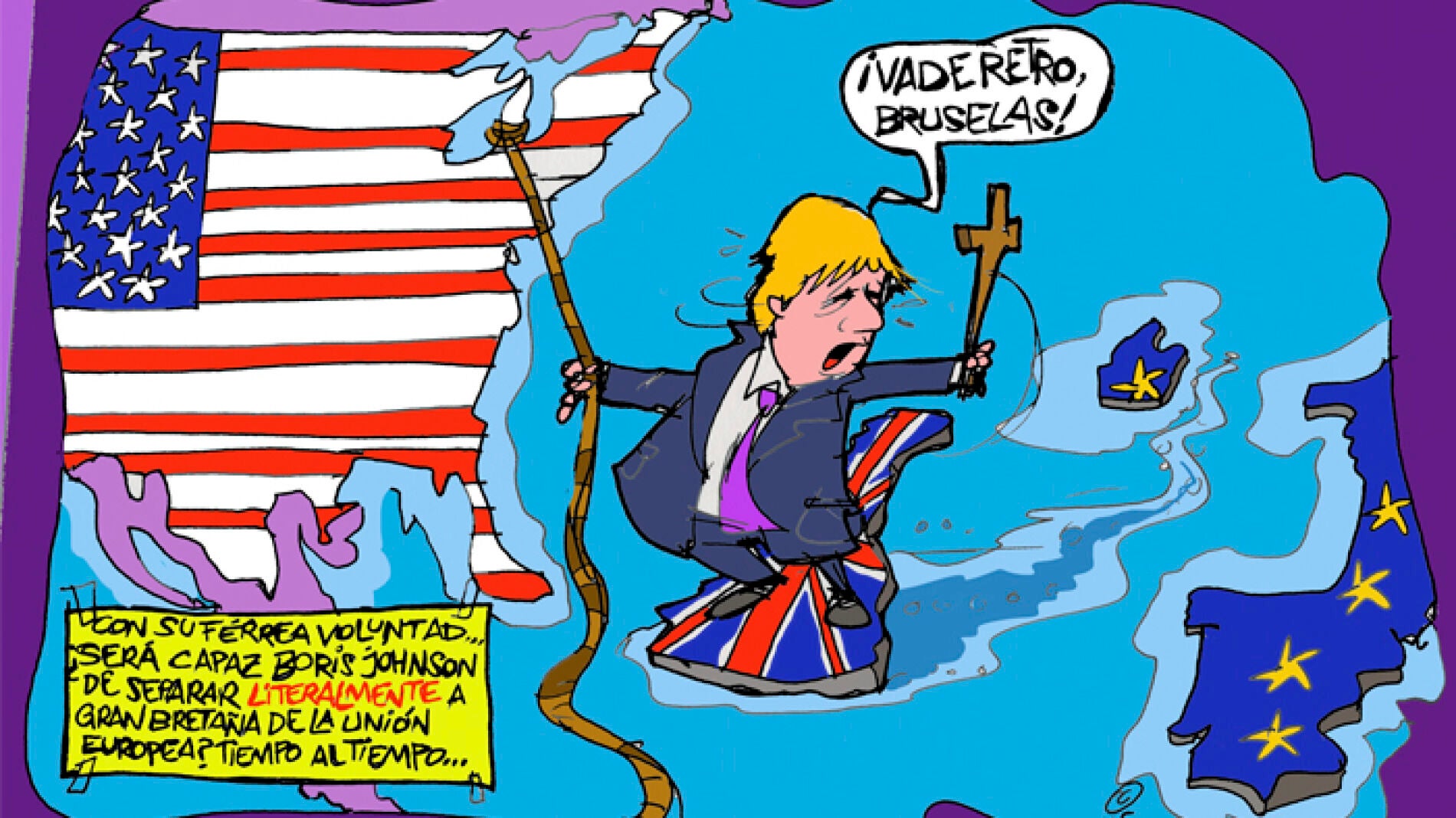 La vi&ntilde;eta de Alfredo Boto sobre Boris Johnson