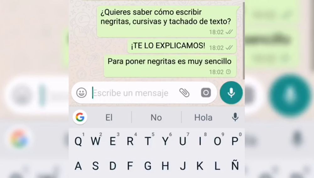 Este es el truco para cambiar el tipo de letra de WhatsApp