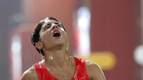 María Pérez, en Doha María Pérez, en Doha