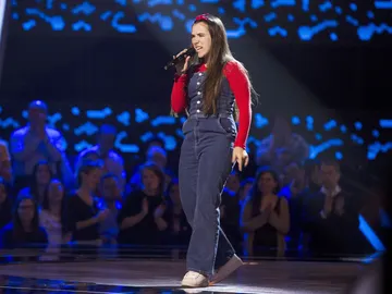 Laura Muñoz canta ‘Bang bang’ en las Audiciones a ciegas de ‘La Voz Kids’ Laura Muñoz canta ‘Bang bang’ en las Audiciones a ciegas de ‘La Voz Kids’