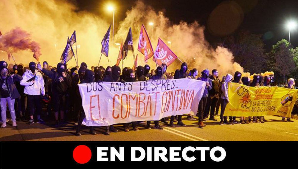Cataluña: Última hora de los CDR y el segundo aniversario del referéndum del 1 de octubre, en directo
