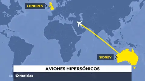 Viajar de Londres a Sidney en cuatro horas será posible en una década Viajar de Londres a Sidney en cuatro horas será posible en una década