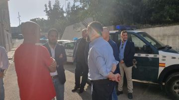 Santiago Abascal visita cuarteles de la Guardia Civil el 1-O