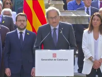 Torra: "Sin excusas hacia la república" Torra: "Sin excusas hacia la república"