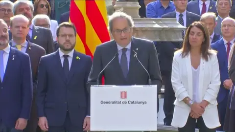 Torra: "Sin excusas hacia la república" Torra: "Sin excusas hacia la república"