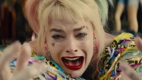 Margot Robbie como Harley Quinn en 'Birds of Prey' ('Aves de presa') donde Margot Robbie como Harley Quinn en 'Birds of Prey' ('Aves de presa') donde