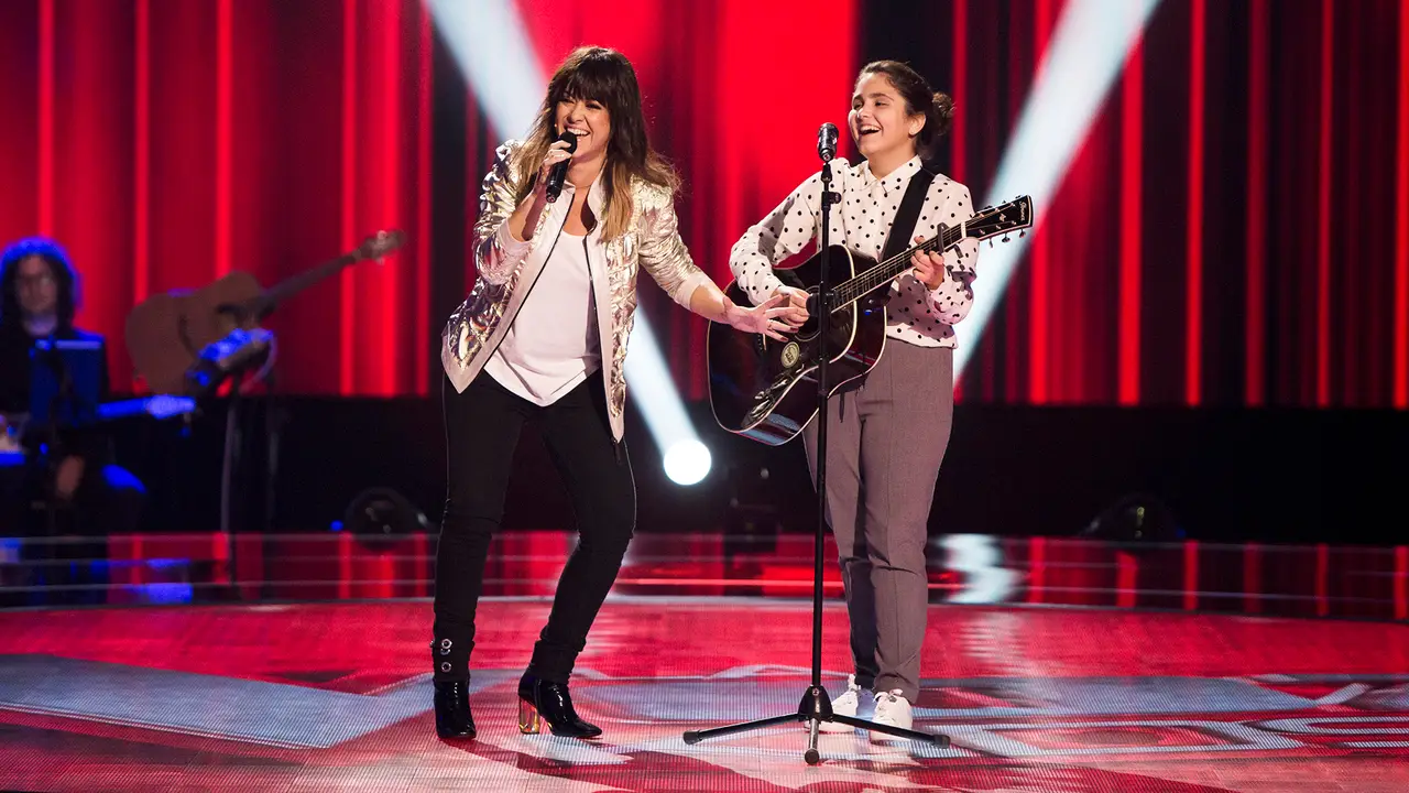 Vanesa Martín e Isabel Marsal cantan ‘Borracha de amor’ en las Audiciones a ciegas de ‘La Voz Kids’