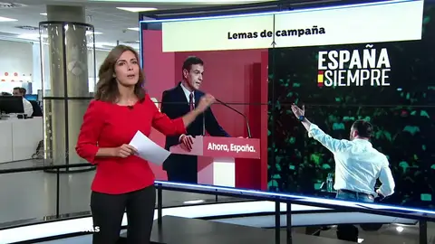 Los eslóganes de campaña: ellos, nosotros y España Los eslóganes de campaña: ellos, nosotros y España
