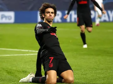 Joao Félix celebra su gol ante el Lokomotiv Joao Félix celebra su gol ante el Lokomotiv