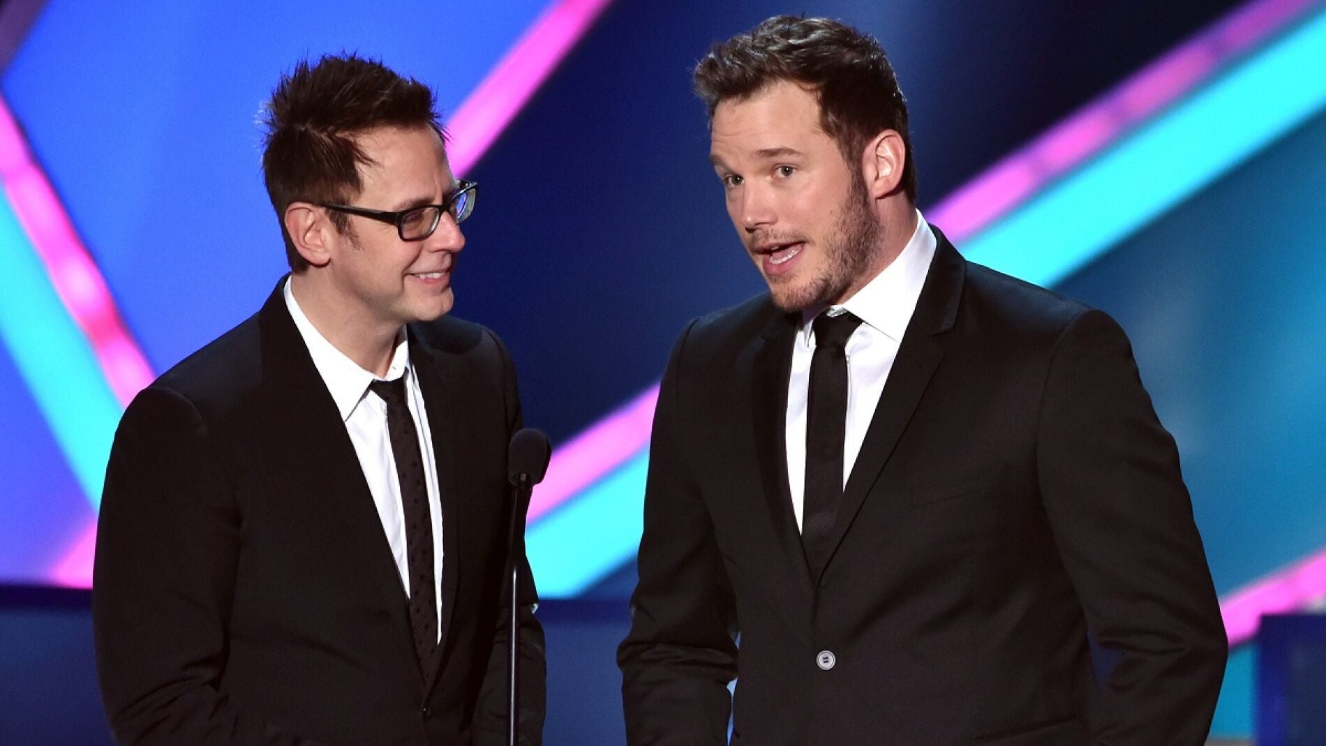 James Gunn y Chris Pratt