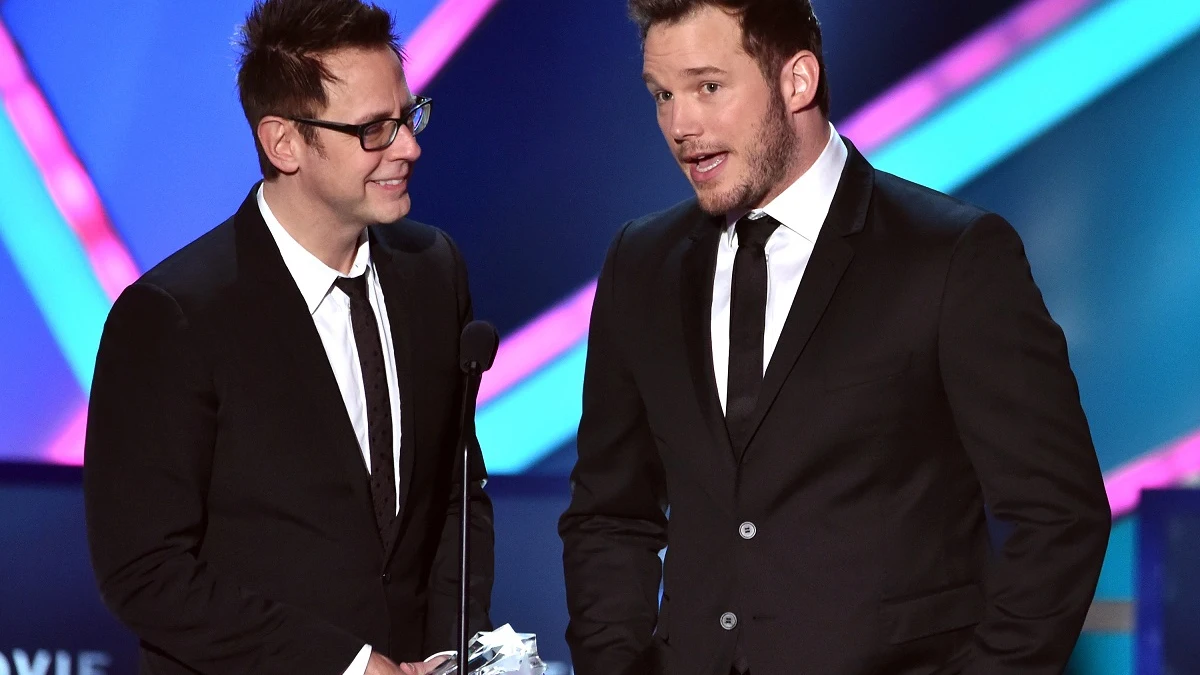 James Gunn y Chris Pratt James Gunn y Chris Pratt