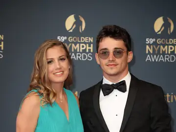 Giada Gianni y Charles Leclerc Giada Gianni y Charles Leclerc