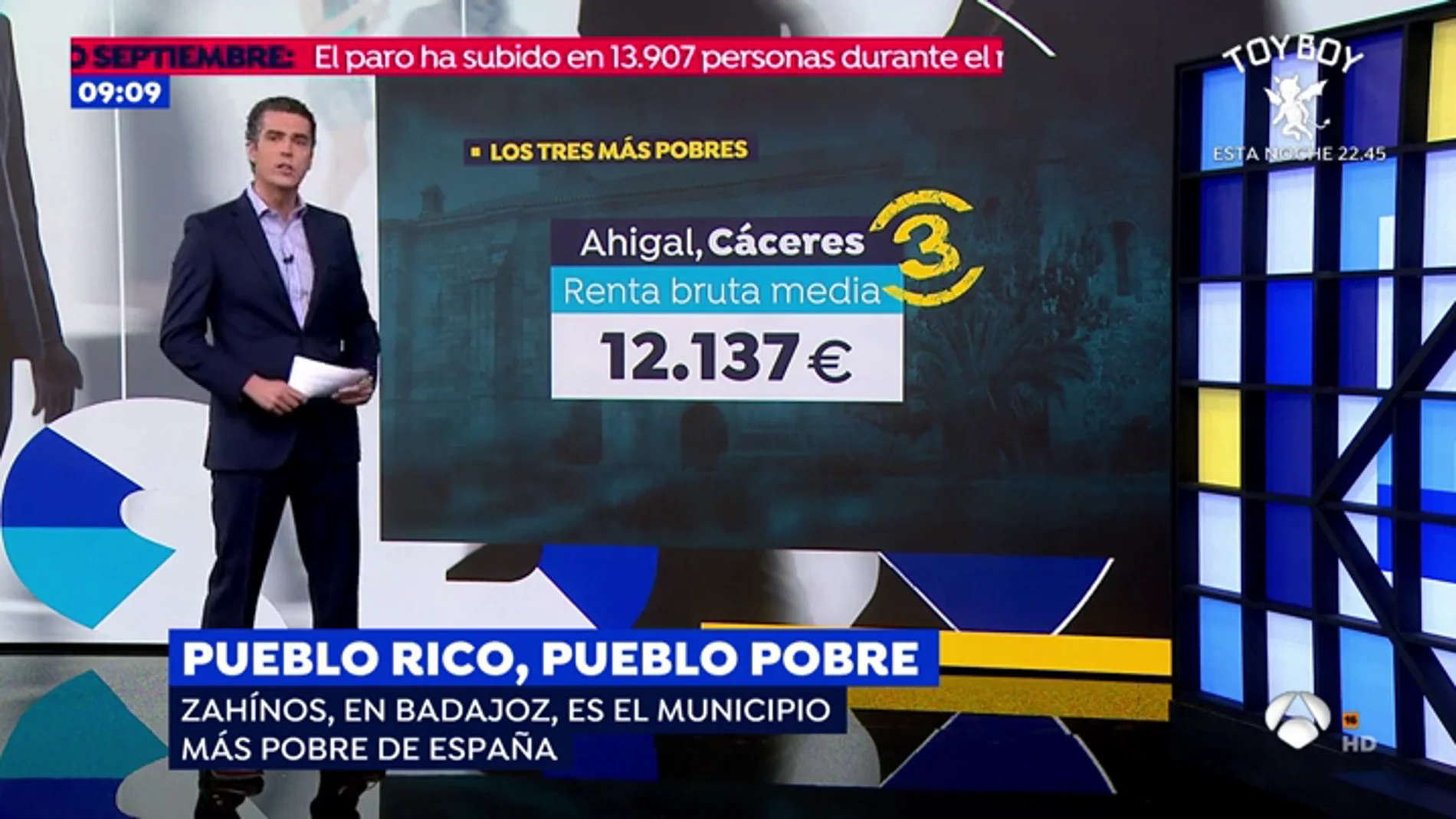 Los pueblos más pobres y más ricos de España.