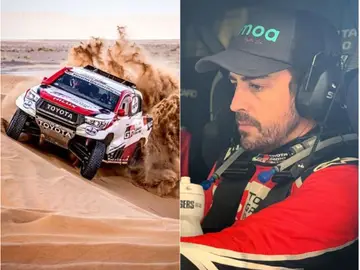 Fernando Alonso se prepara para el Rally de Marruecos Fernando Alonso se prepara para el Rally de Marruecos