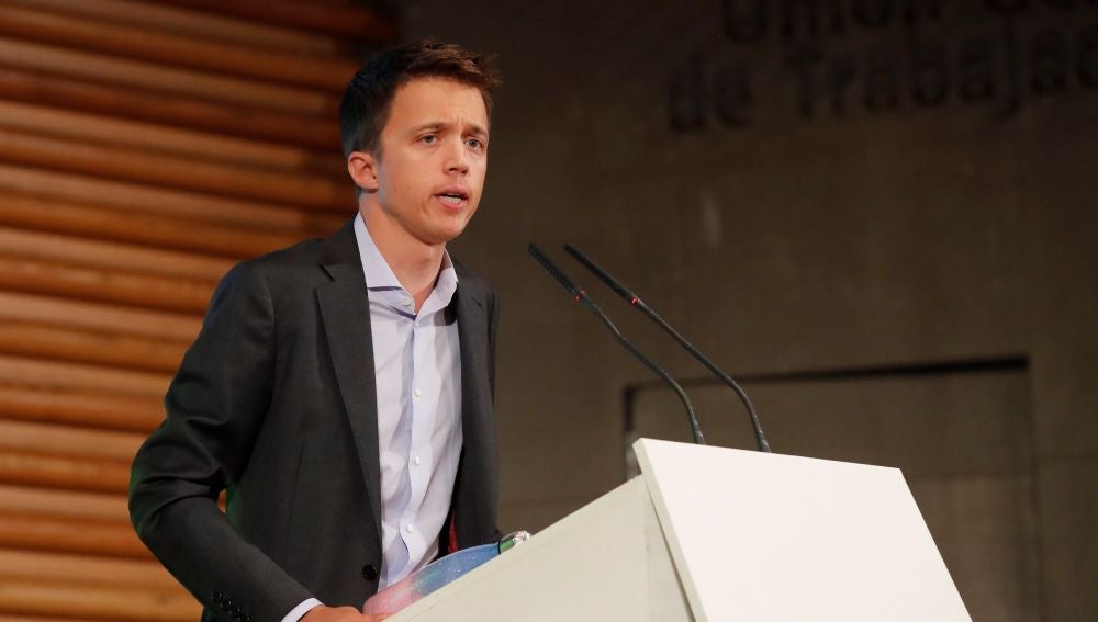 El candidato de Más País, Íñigo Errejón