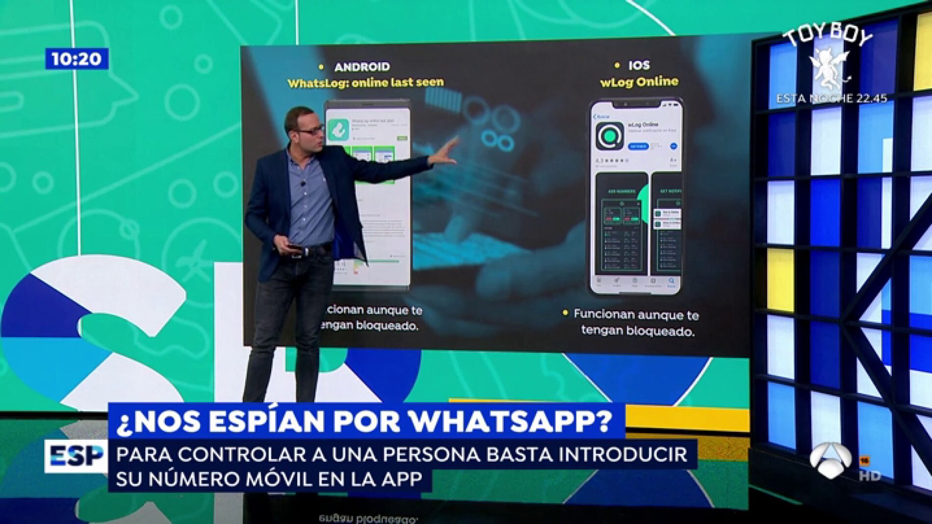 Nos esp&iacute;an por WhatsApp.