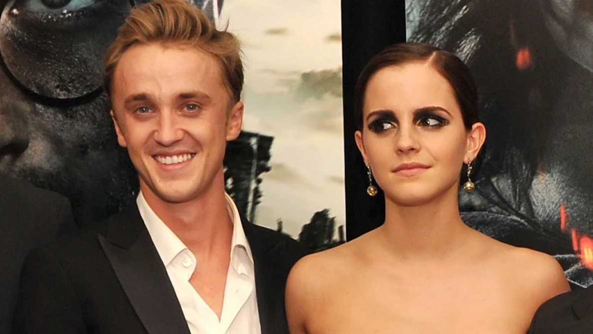 Tom Felton (Draco Malfoy) y Emma Watson (Hermione Grander), actores de 'Harry Potter' Tom Felton (Draco Malfoy) y Emma Watson (Hermione Grander), actores de 'Harry Potter'