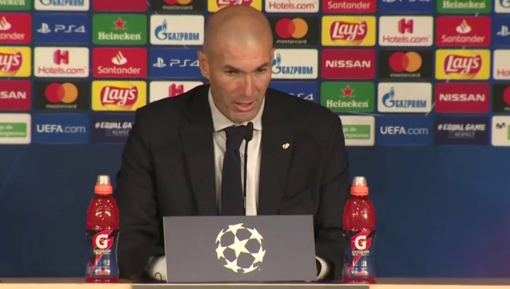 Zidane asegura que los dos goles del Brujas son "de risa"