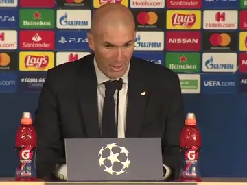 Zidane asegura que los dos goles del Brujas son "de risa" Zidane asegura que los dos goles del Brujas son "de risa"