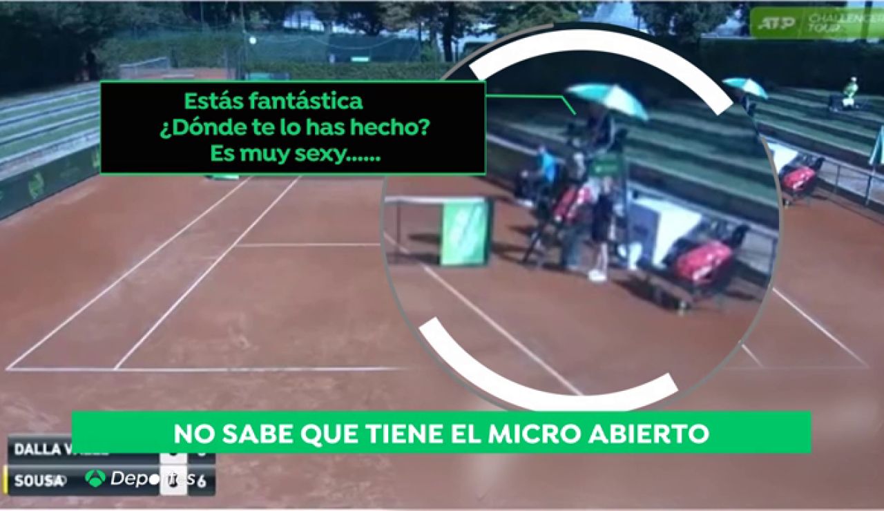 Escándalo en el tenis por la actitud sexista de un juez de silla: "Eres muy sexy" Escándalo en el tenis por la actitud sexista de un juez de silla: "Eres muy sexy"