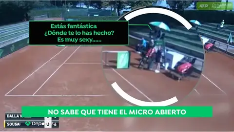 Escándalo en el tenis por la actitud sexista de un juez de silla: "Eres muy sexy" Escándalo en el tenis por la actitud sexista de un juez de silla: "Eres muy sexy"