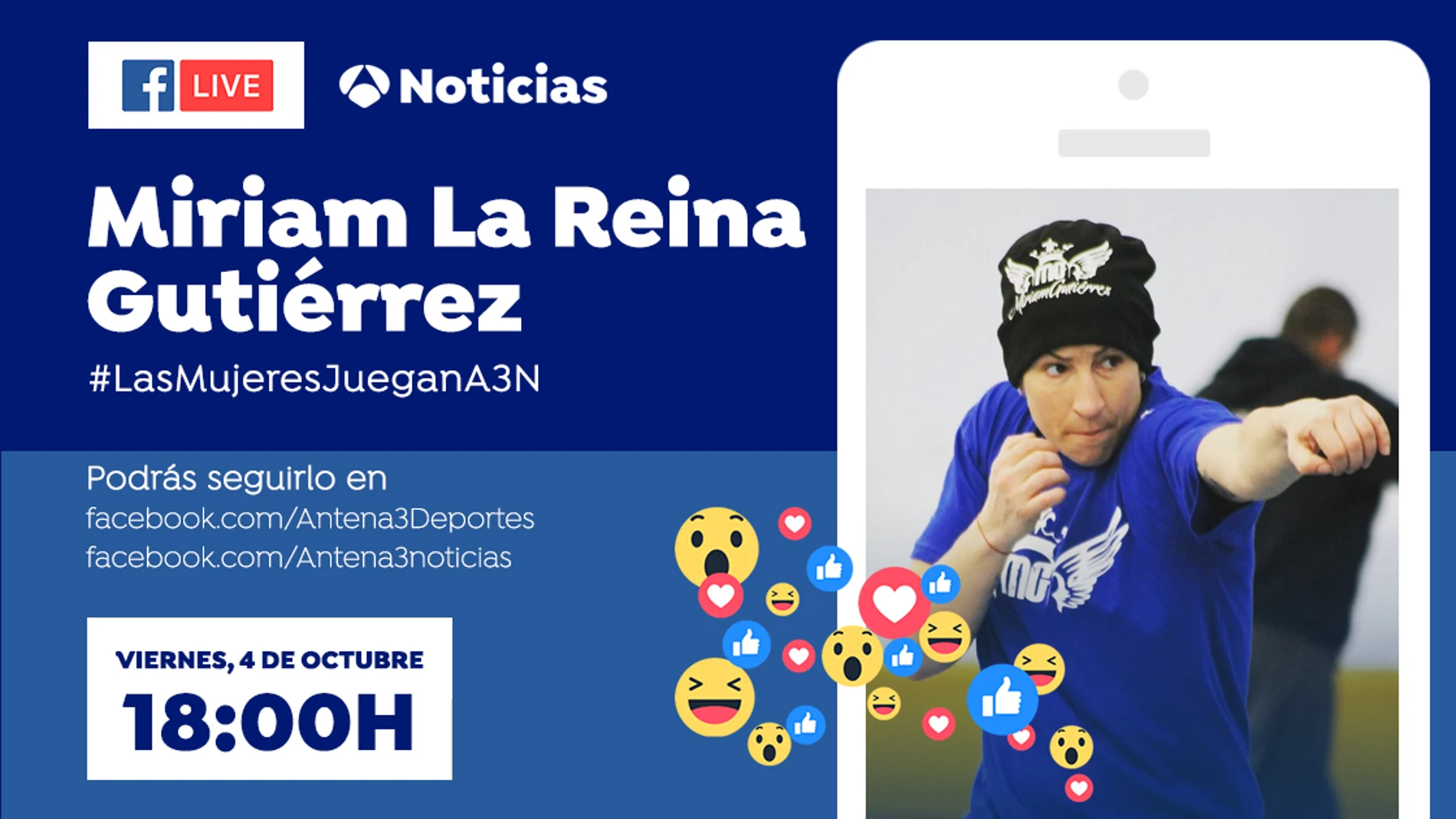 Facebook Live con Miriam La Reina Gutiérrez Facebook Live con Miriam La Reina Gutiérrez