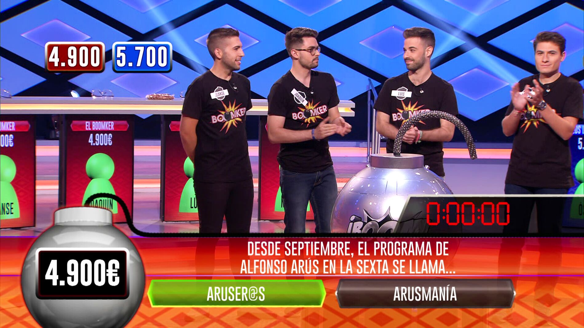 Los "n&uacute;meros de campe&oacute;n" del equipo 'El boomker' no son suficientes para permanecer en '&iexcl;Boom!' frente a 'Los dispersos'