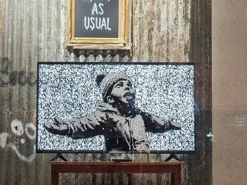 Cuadro de Bansky Cuadro de Bansky
