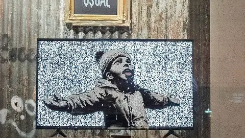 Cuadro de Bansky Cuadro de Bansky
