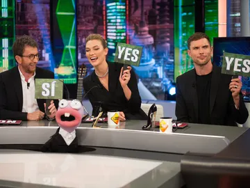 Trancas y Barrancas averiguan en 'El Hormiguero 3.0' el nivel de 'chicos malos' de Karlie Kloss y Ed Skrein Trancas y Barrancas averiguan en 'El Hormiguero 3.0' el nivel de 'chicos malos' de Karlie Kloss y Ed Skrein