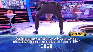 Las divertidas poses de Arturo Valls en '¡Ahora caigo!'