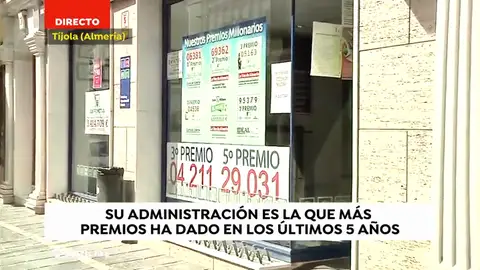 Tijola, el pueblo en el que no para de tocar la lotería, tiene la mayor renta de Andalucía Tijola, el pueblo en el que no para de tocar la lotería, tiene la mayor renta de Andalucía