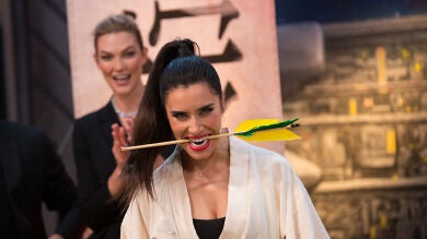 El reto imposible de Pilar Rubio en 'El Hormiguero 3.0': cortar una flecha a 180km/h