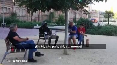 Las amenazas racistas a una persona negra en un parque de Barcelona: 