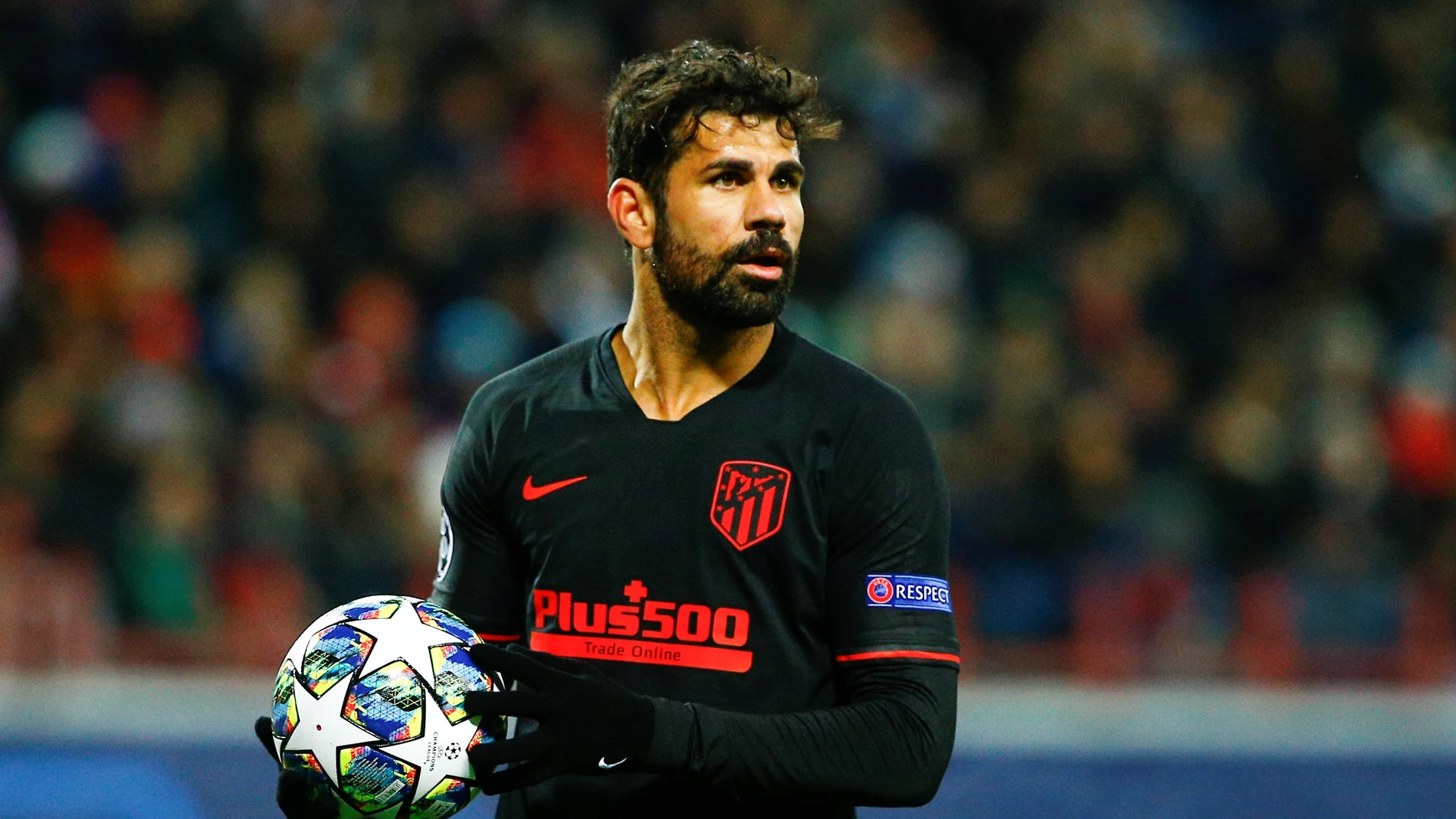 Diego Costa, durante un partido con el Atlético de Madrid Diego Costa, durante un partido con el Atlético de Madrid