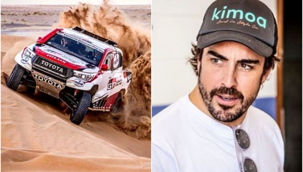 Fernando Alonso y su pilotaje extremo en el desierto de Marruecos