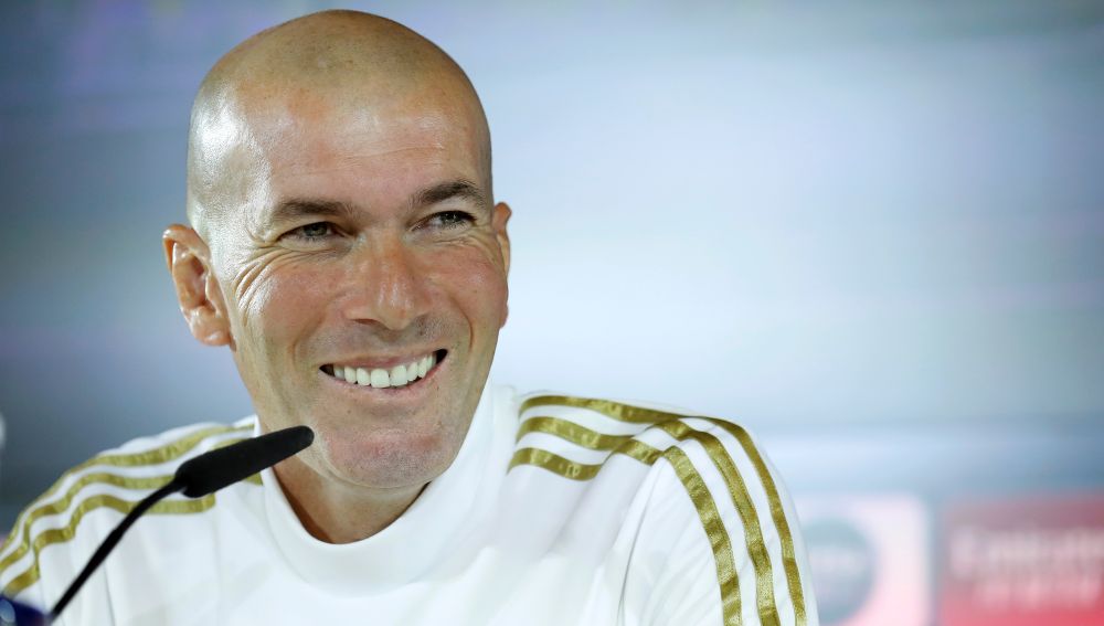 Zinedine Zidane, en rueda de prensa