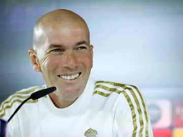 Zinedine Zidane, en rueda de prensa Zinedine Zidane, en rueda de prensa