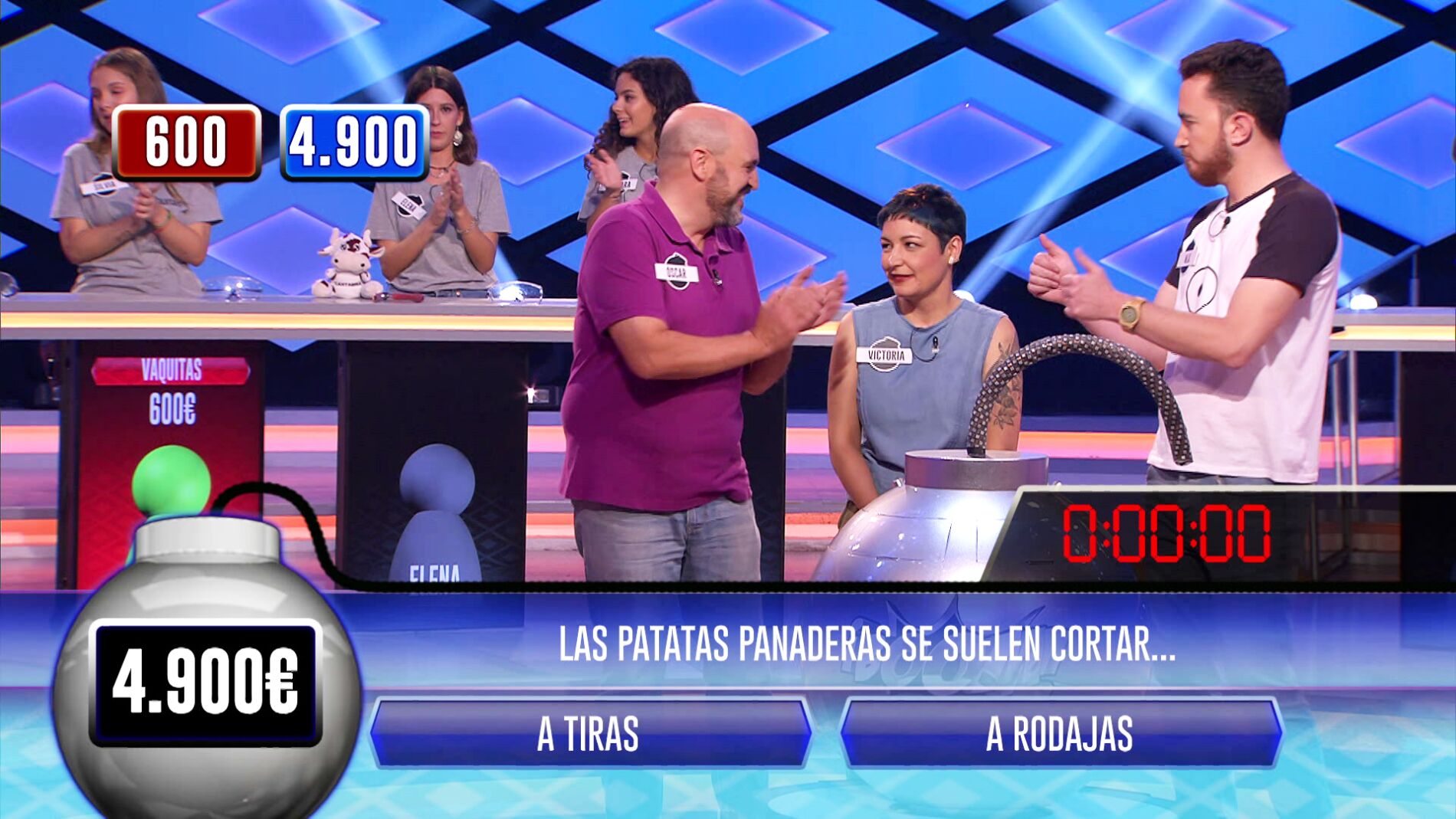 'Los dispersos', imparables en la bomba clasificatoria: Victoria se luce con una magistral jugada en '&iexcl;Boom!'