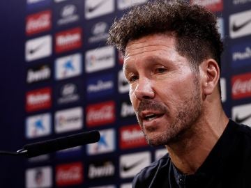 Diego Pablo Simeone, en rueda de prensa