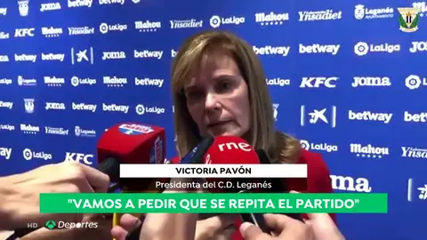 El Leganés pedirá la repetición del partido ante el Levante después de que se haya reconocido un error del VAR El Leganés pedirá la repetición del partido ante el Levante después de que se haya reconocido un error del VAR