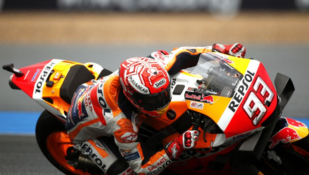 Marc Márquez, con la Honda