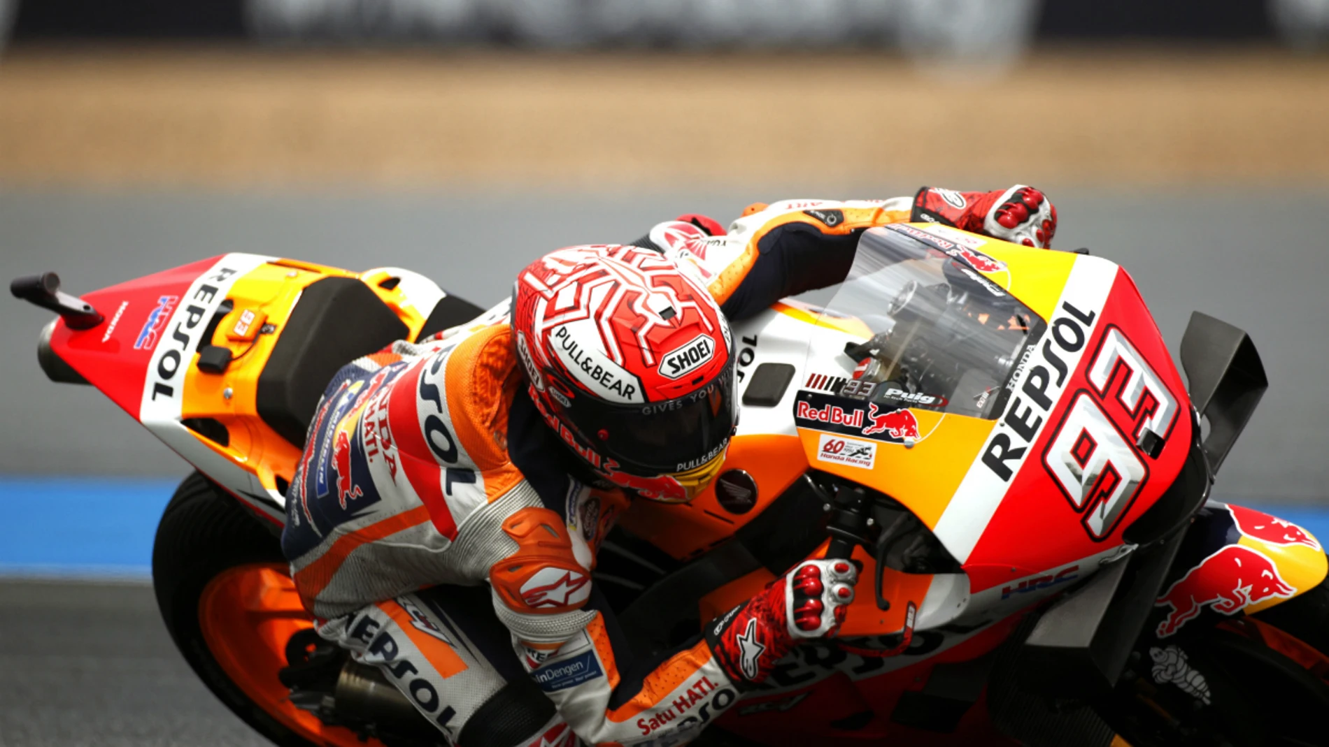 Marc Márquez, con la Honda Marc Márquez, con la Honda