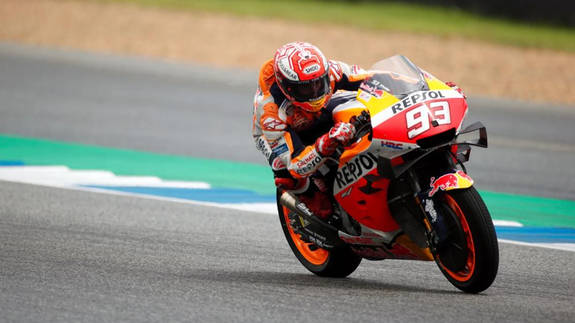 Marc Márquez durante la clasificación del GP de Tailandia Marc Márquez durante la clasificación del GP de Tailandia