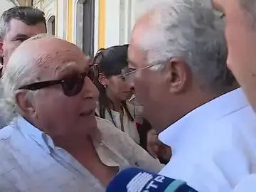 El Primer Ministro de Portugal pierde los nervios con un ciudadano que le critica: "Mentiroso, ¡Es mentira!" El Primer Ministro de Portugal pierde los nervios con un ciudadano que le critica: "Mentiroso, ¡Es mentira!"