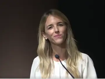 Cayetana Álvarez de Toledo durante el acto de este sábado Cayetana Álvarez de Toledo durante el acto de este sábado