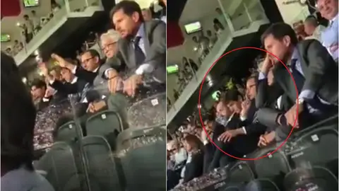 Murthy manda callar al público de Mestalla Murthy manda callar al público de Mestalla