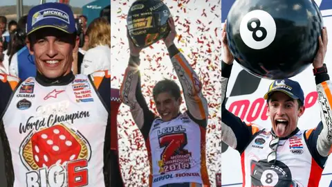 Marc Márquez ocho veces campeón Moto GP
