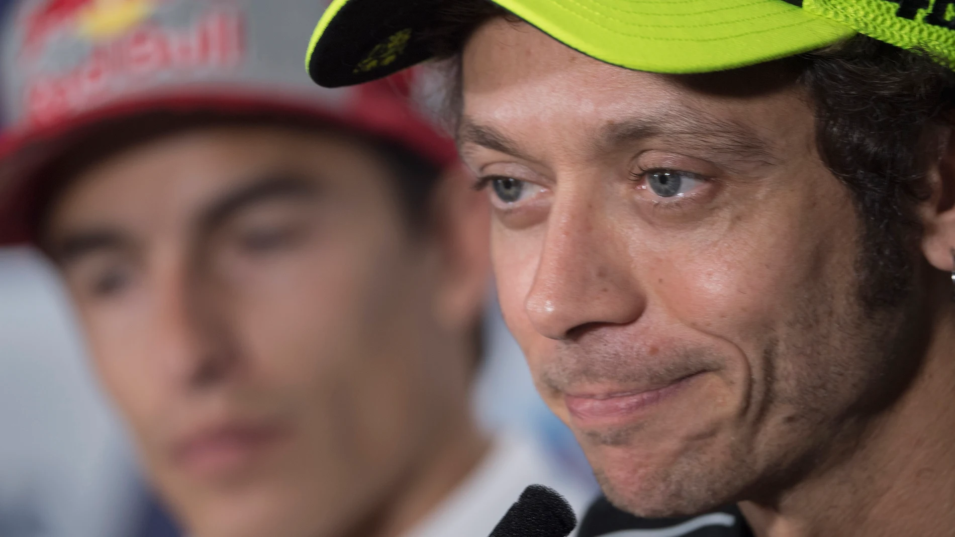 Valentino Rossi, en rueda de prensa Valentino Rossi, en rueda de prensa