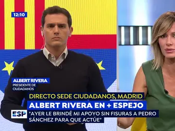 Entrevista al líder de Ciudadanos. Entrevista al líder de Ciudadanos.